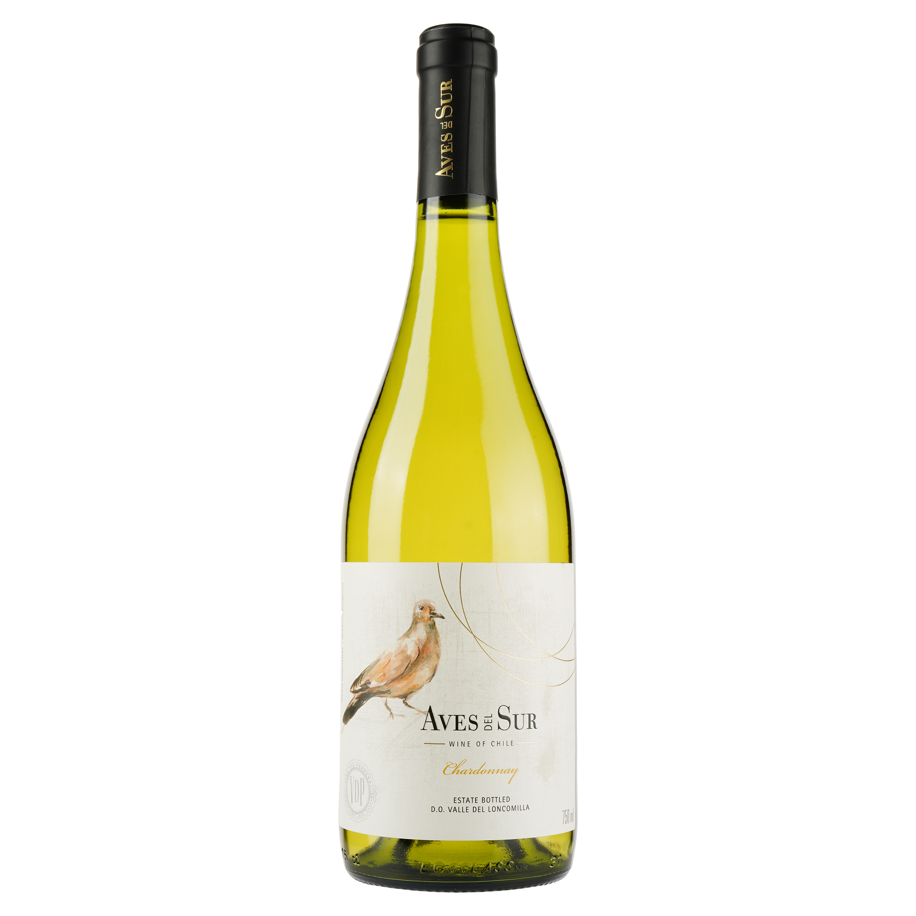 Вино Aves del Sur Chardonnay, біле, сухе, 12,5%, 0,75 л (8000009377876) - фото 1