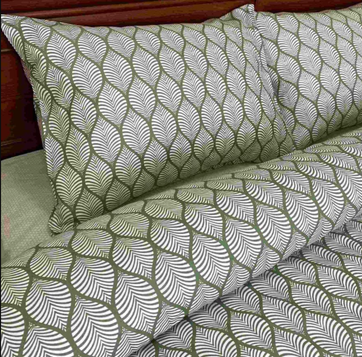 Комплект постельного белья Прованс Весенняя нежность, бязь, 200 х 215 см, зеленый (21401) - фото 1