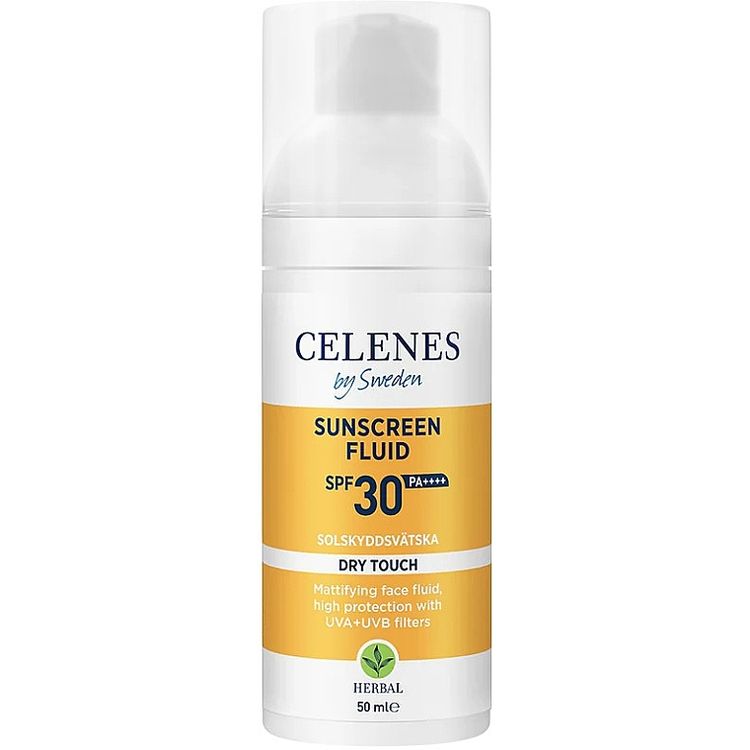 Сонцезахисний флюїд Celenes Dry Touch SPF30+, 50 мл - фото 1