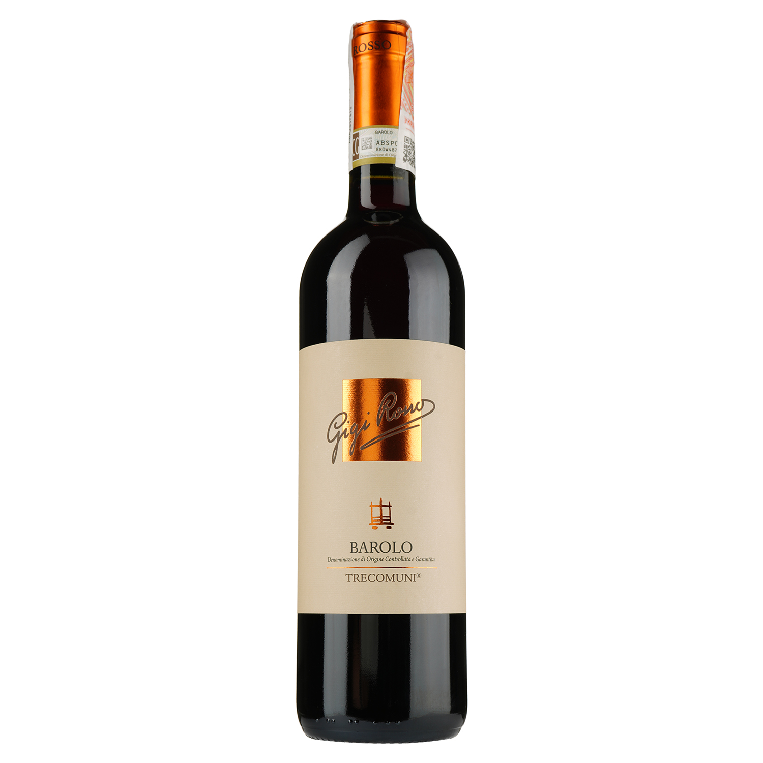 Вино Gigi Rosso Barolo Trecomuni 2016, 14%, 0,75 л (ALR15937) - фото 1