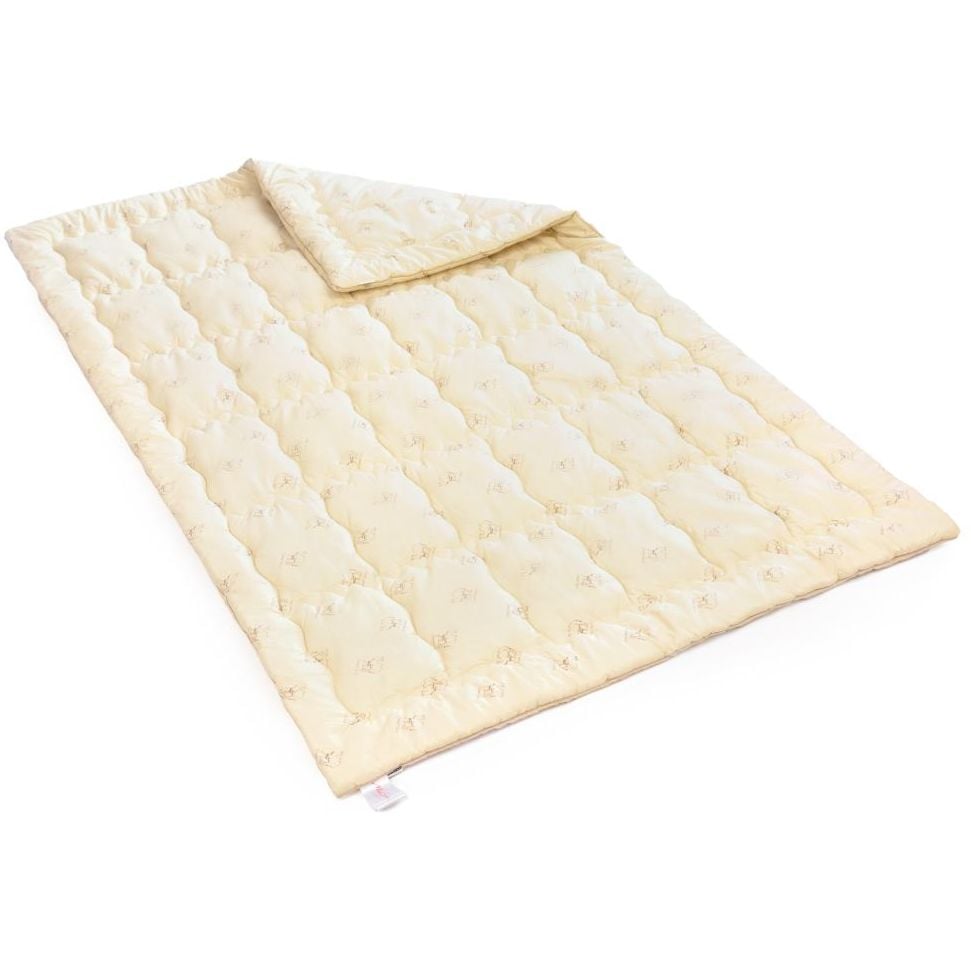 Одеяло шерстяное MirSon Gold Camel Hand Made №175, зимнее, 140x205 см, кремовое - фото 1