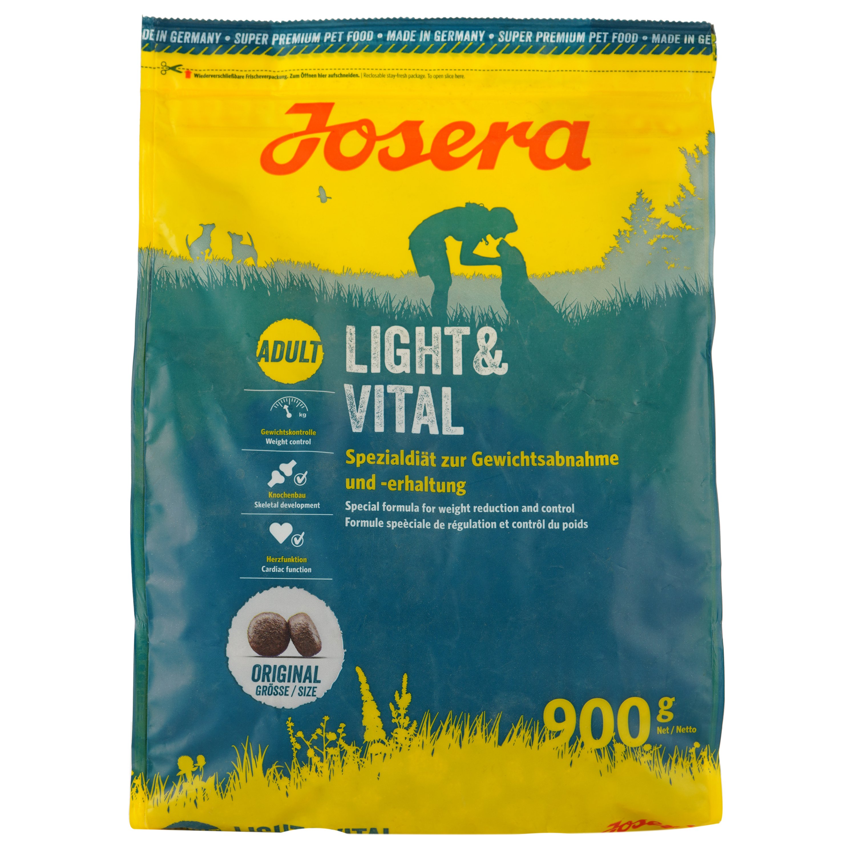Сухий корм для малоактивних собак Josera Light&Vital, з куркою, 0,9 кг - фото 1
