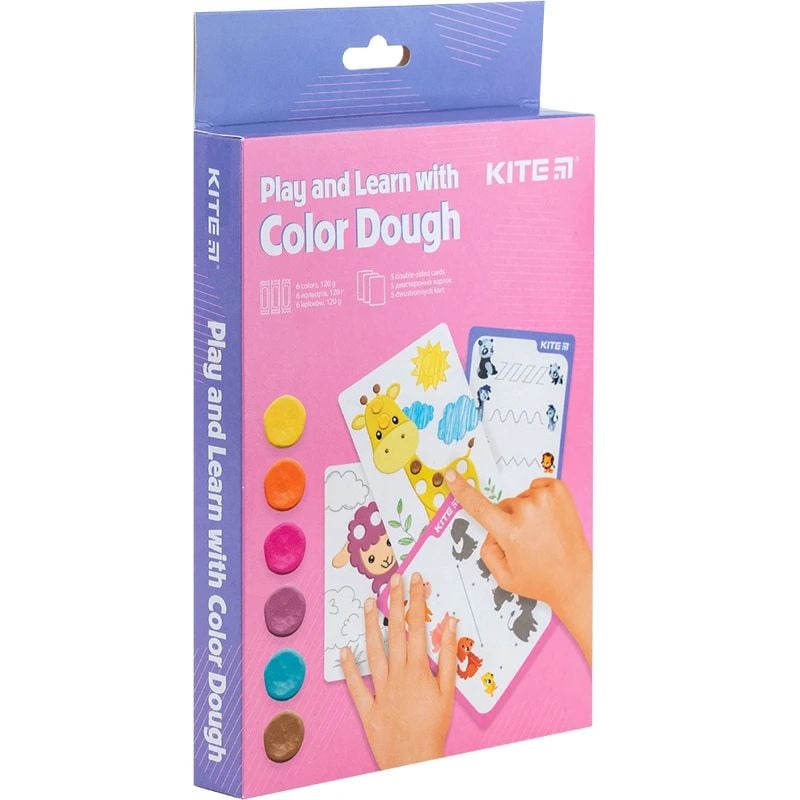 Набір Kite Ліпи і розвивайся 6 кольорів і 5 карток (K23-326-1) - фото 2