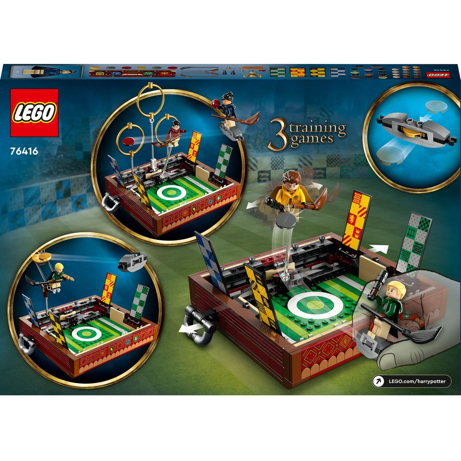 Конструктор LEGO Harry Potter Скриня для квідичу, 599 деталей (76416) - фото 3