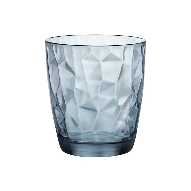 Склянка Bormioli Rocco Diamond Ocean Blue, низький, 390 мл (302259M02321990) - фото 1