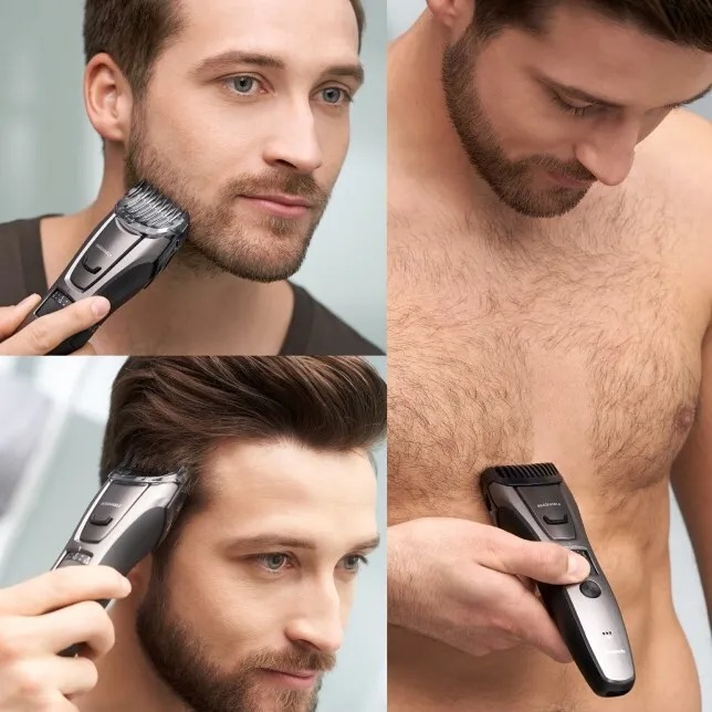 Тример для стрижки волосся, бороди та вусів Panasonic сіро-чорний - фото 9