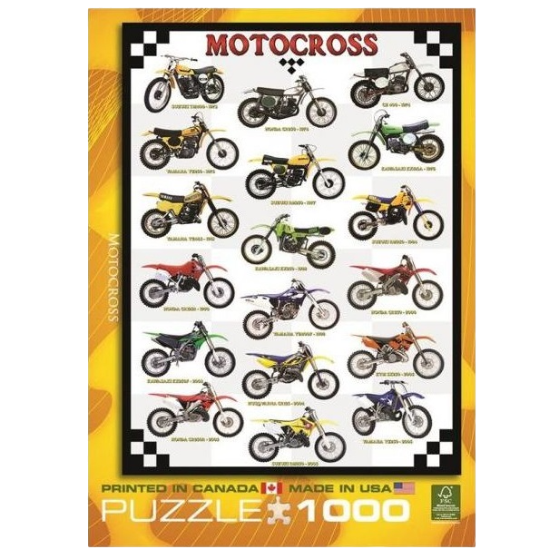 Photos - Jigsaw Puzzle / Mosaic Eurographics Пазл  Мотоспорт, 1000 елементів  (6000-1020)