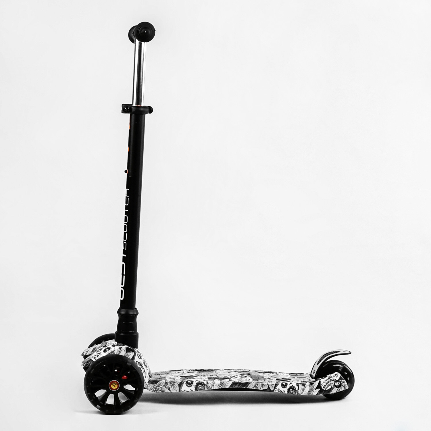 Самокат Maxi Best Scooter 59х15х30 см Різнобарвний 000231329 - фото 3