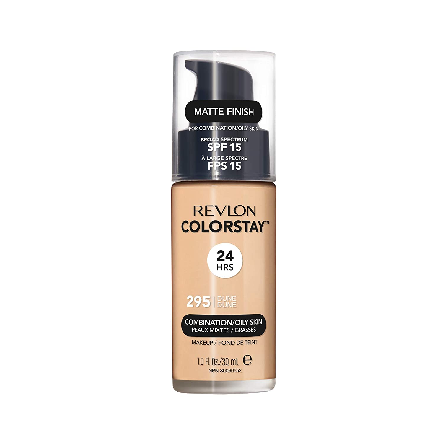 Тональний крем для комбінованої та жирної шкіри обличчя Revlon Colorstay Makeup Combination and Oily Skin, відтінок 295 (Dune), 30 мл (499897) - фото 1