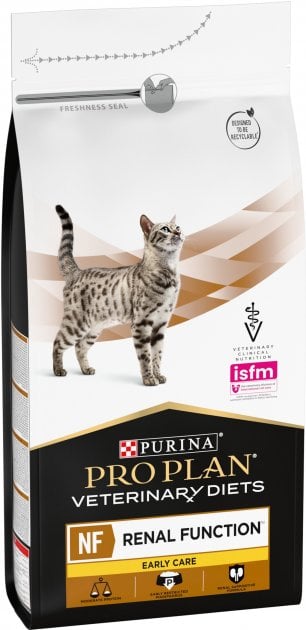 Сухий дієтичний корм Purina Pro Plan® Veterinary Diets NF Renal Function Early Care для дорослих котів, 1,5 кг (12499687) - фото 3
