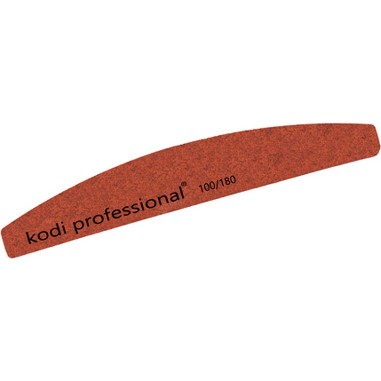 Пилка для нігтів Kodi Professional Half Brown 100/180 - фото 1