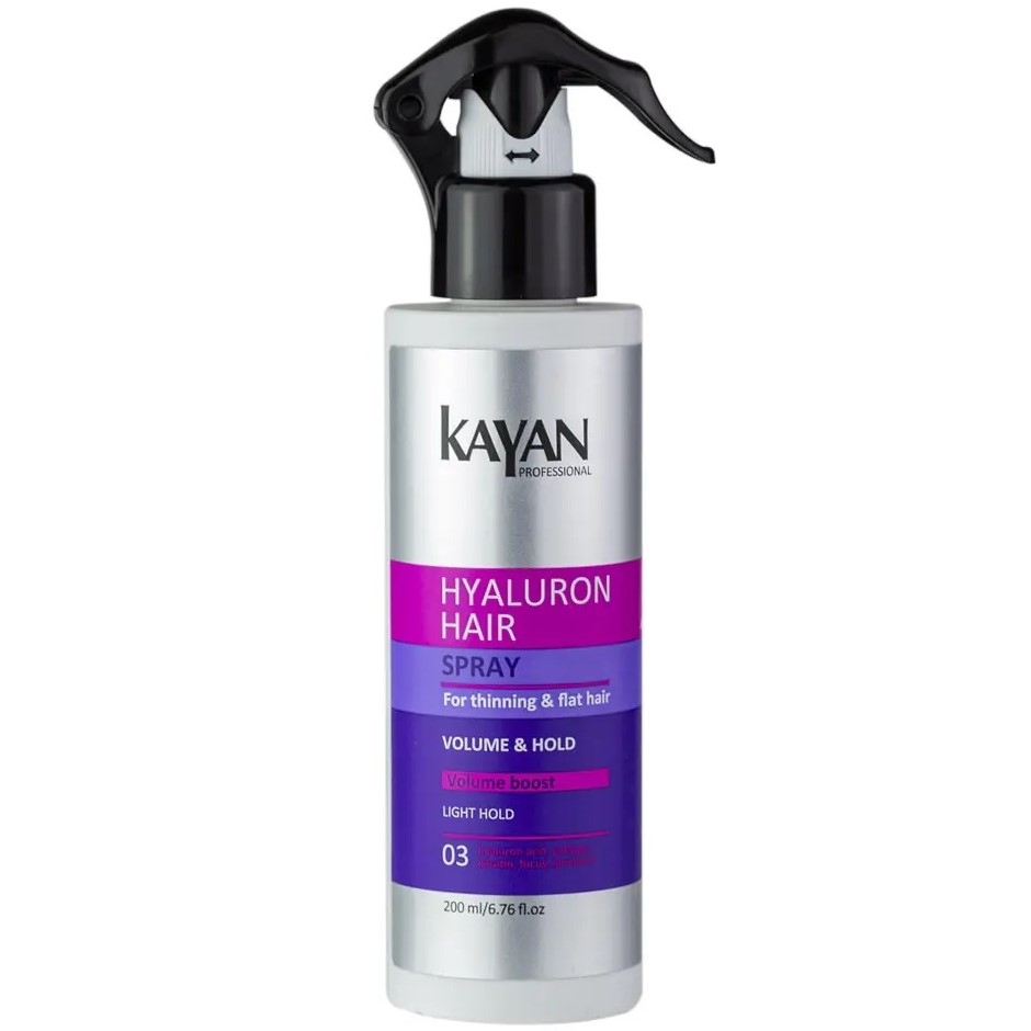 Спрей Kayan Professional Hyaluron для тонких и лишенных объема волос, 250 мл - фото 1