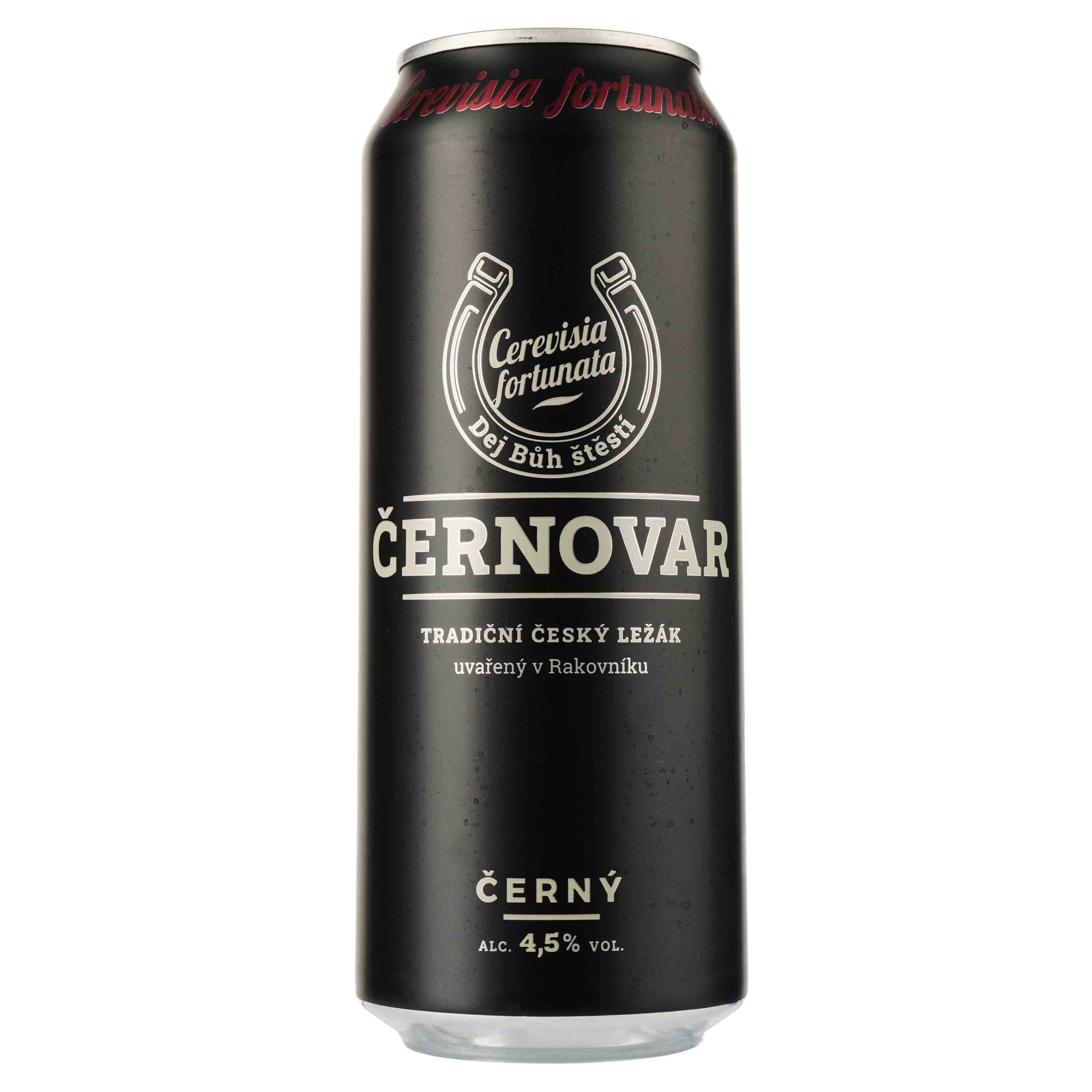 Пиво Cernovar, темне, з/б, 4,5%,0,5 л - фото 1