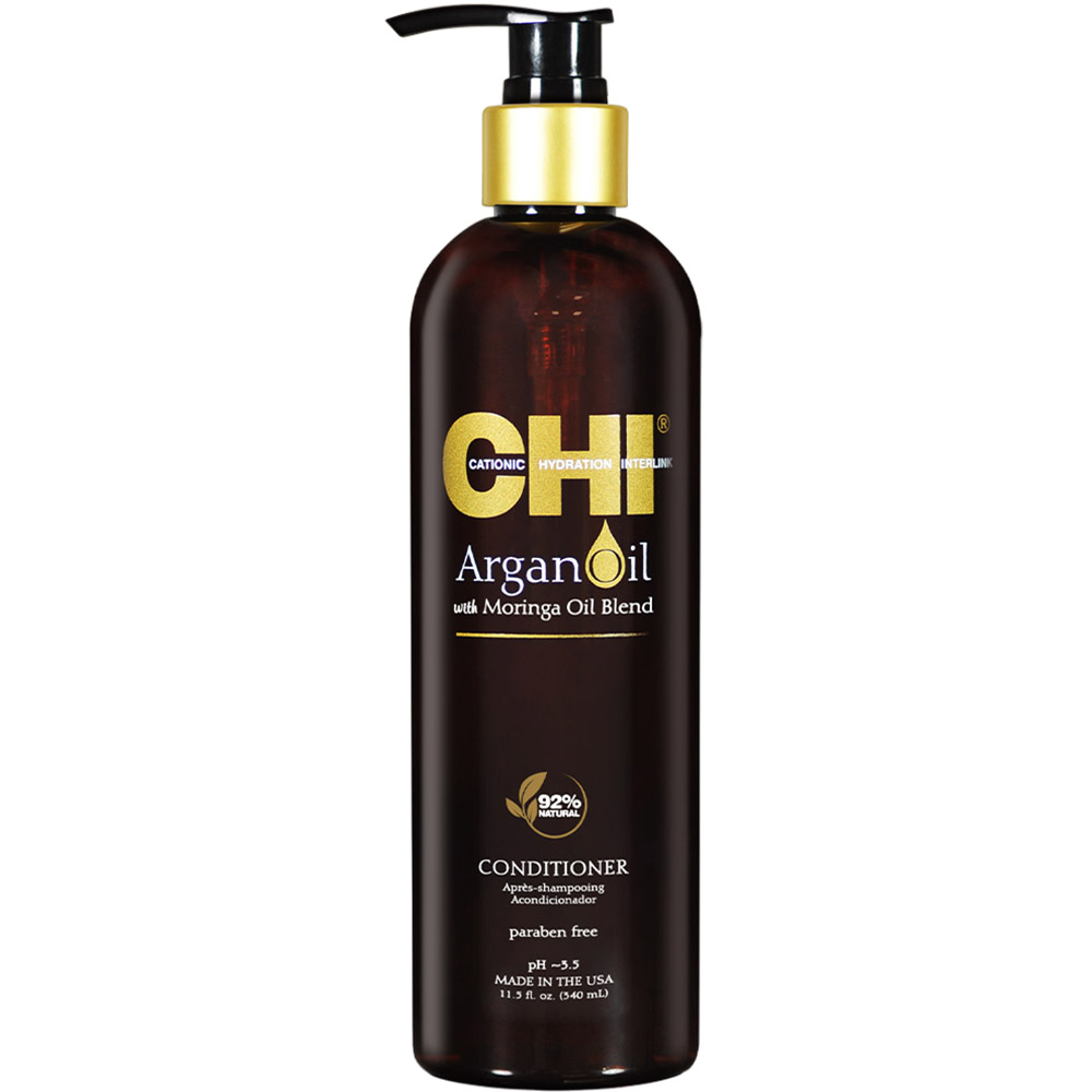 Восстанавливающий кондиционер для волос CHI Argan Oil plus Moringa Oil Blend, 340 мл - фото 1