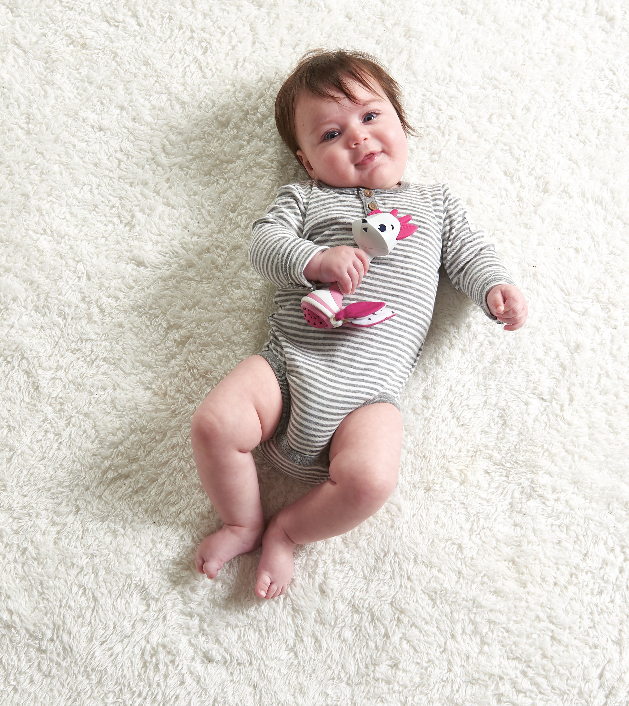 Іграшка-брязкальце Tiny Love Оленя Флоренс, білий з рожевим (1178000458) - фото 2