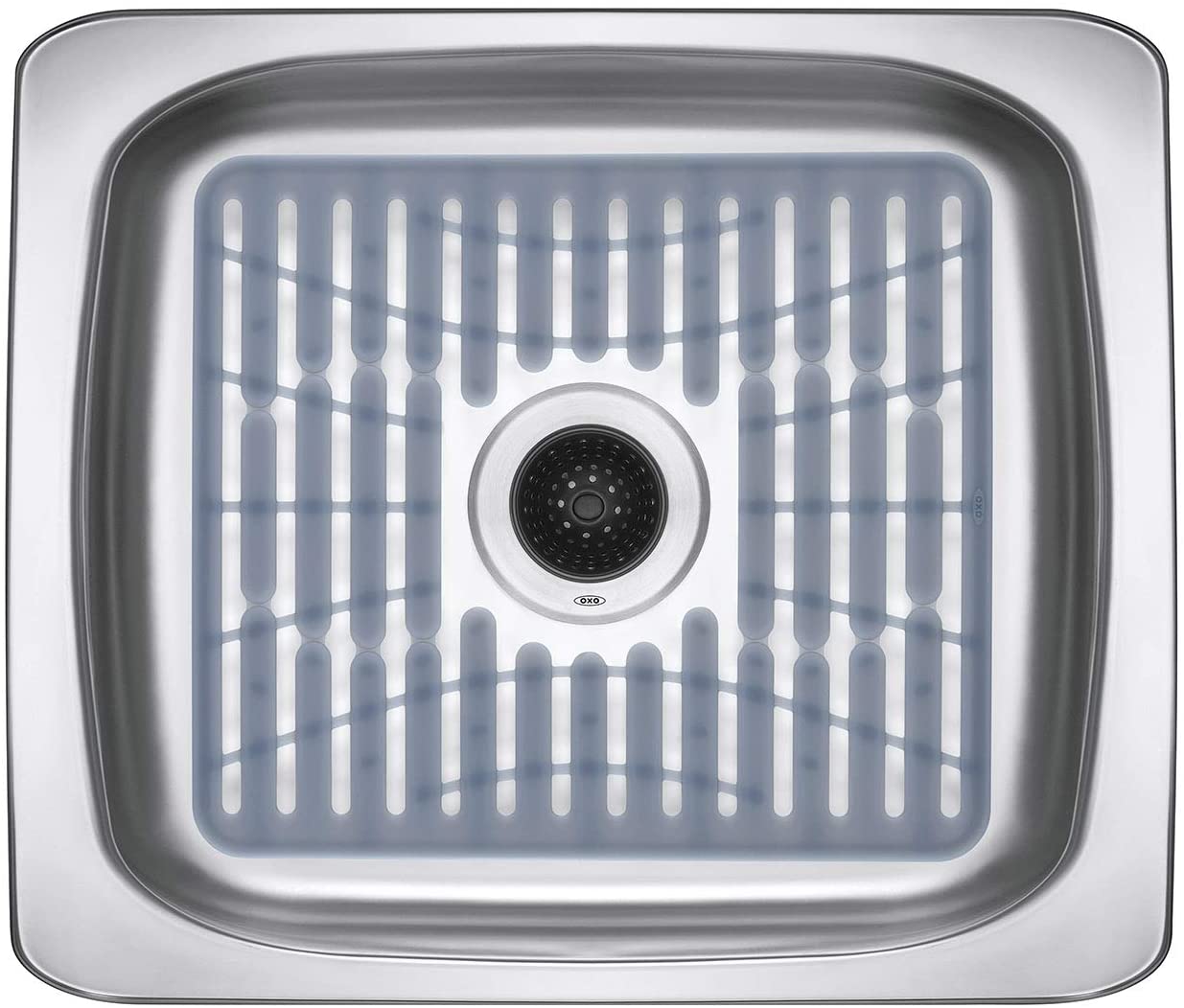 Килимок-сушарка Oxo Good Grips для посуду термостійкий, 32,3х28,6х1,27 см, сірий (13138100) - фото 3