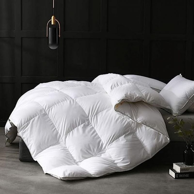 Одеяло пуховое MirSon Beatrice № 092, зимнее, 240х220 см, белое - фото 1