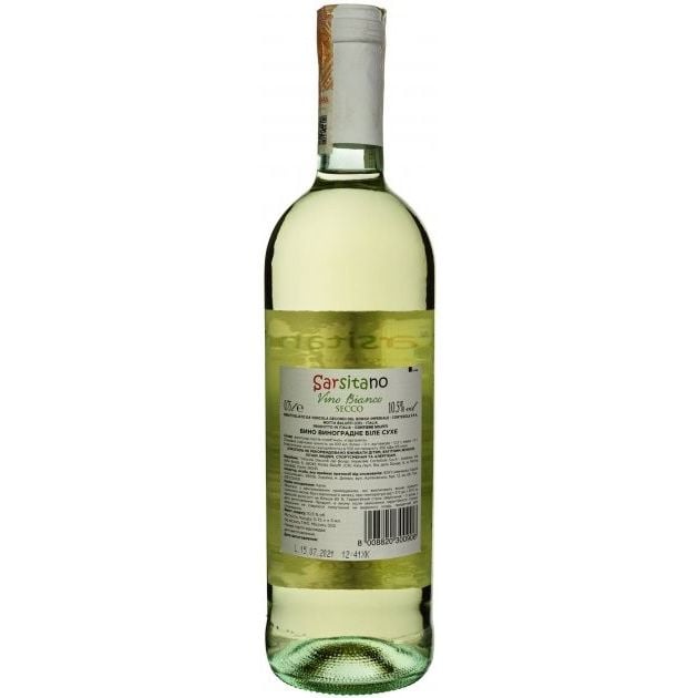 Вино Sarsitano Vino Bianco Secco, біле, сухе, 0,75 л - фото 2