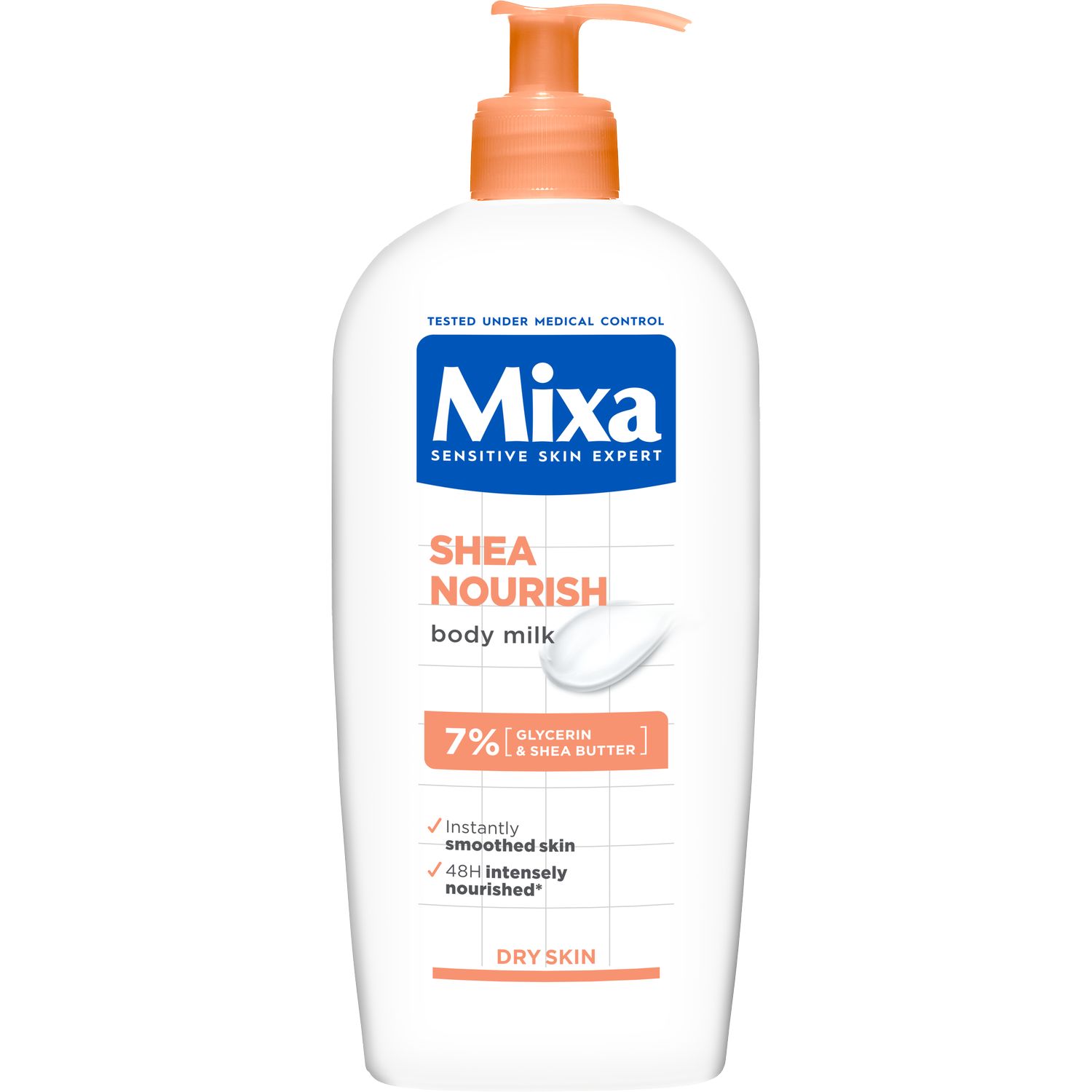 Молочко Mixa Body&Hands для очень сухой и чувствительной кожи тела, 400 мл (D3326300) - фото 1