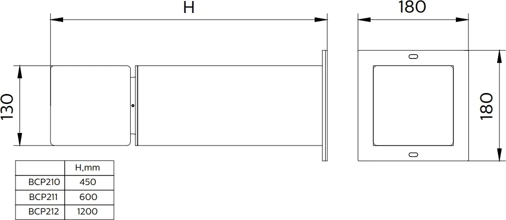 Светильник столбик Philips BCP210 LED1000/WW 13W 45 см серебро (911401755232) - фото 2