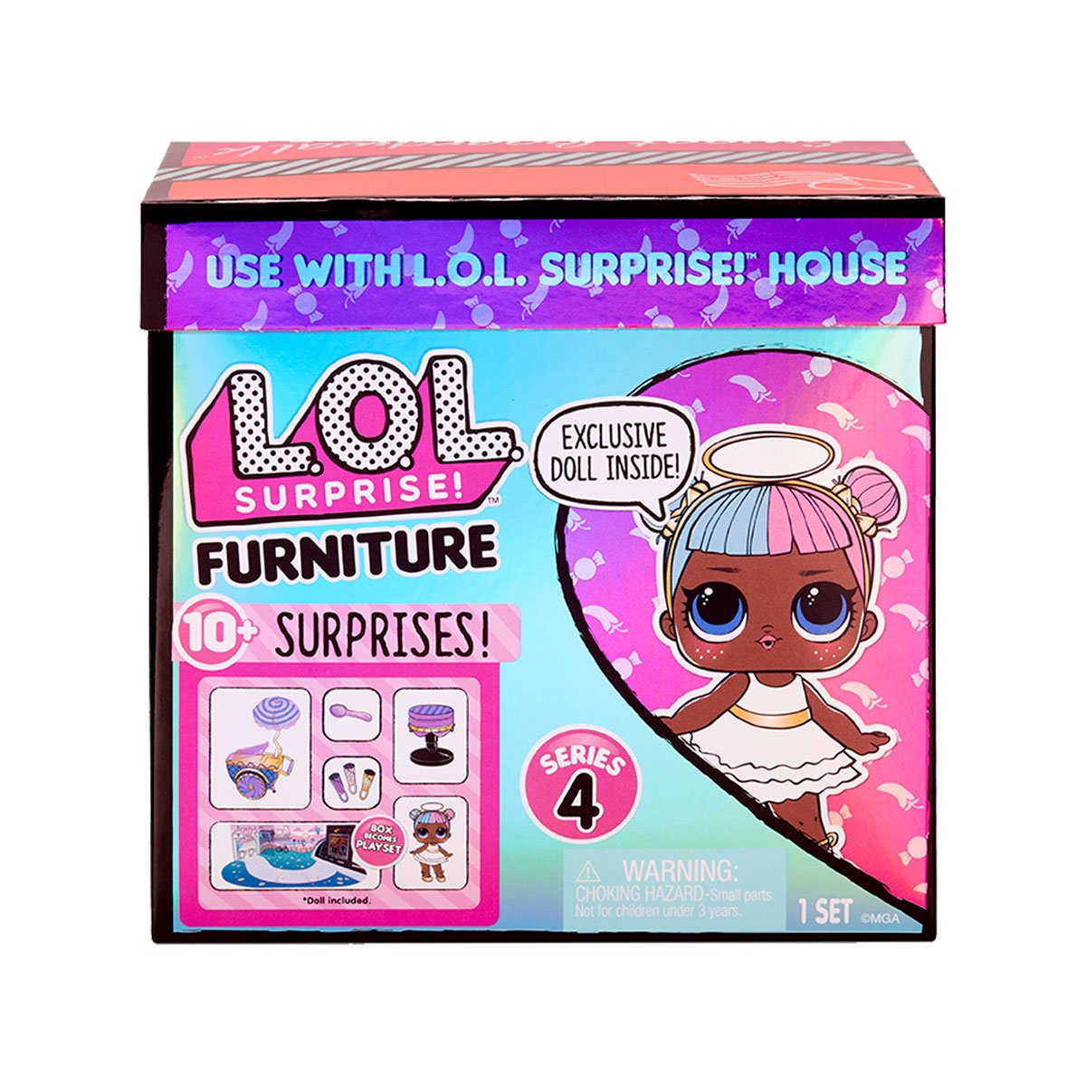 Игровой набор с куклой L.O.L. Surprise Furniture Леди-Сахар, с аксессуарами (572626) - фото 10