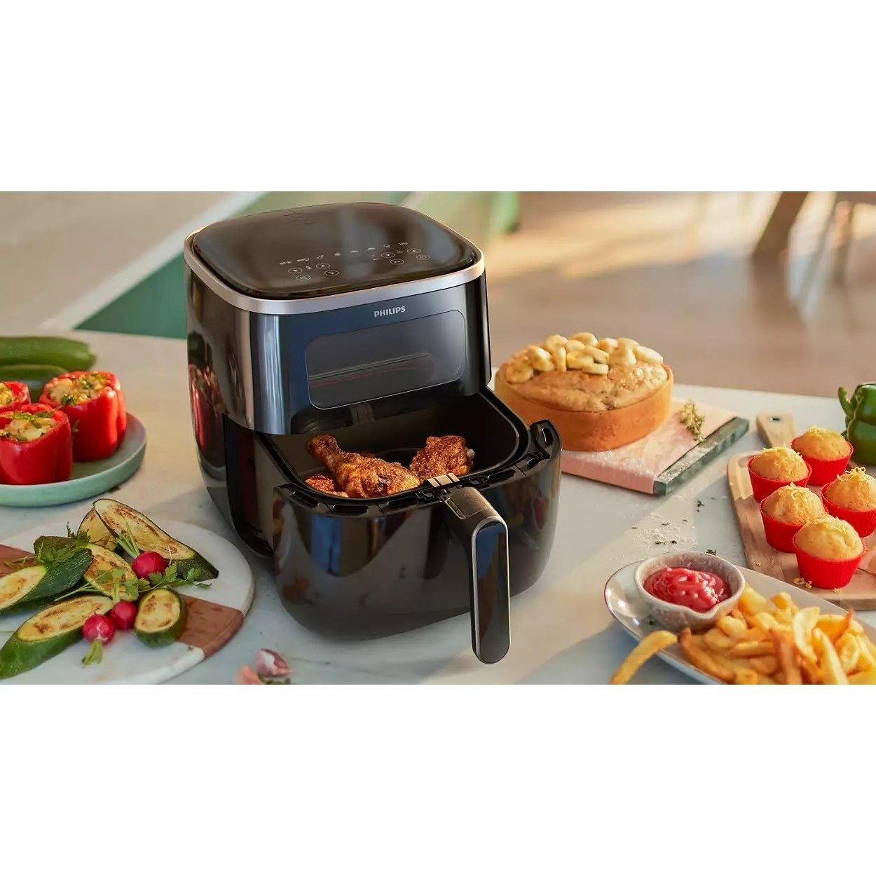 Мультипечь Philips Airfryer 3000 Series XL (HD9257/80) - фото 5