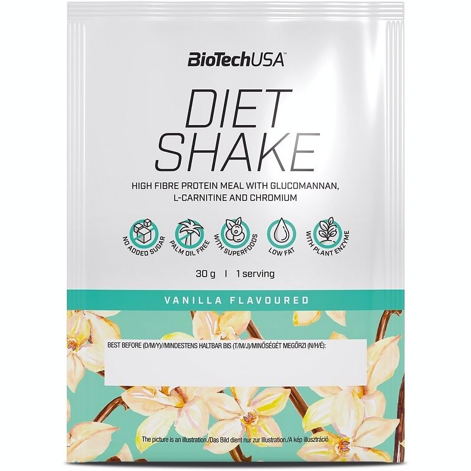 Протеин Biotech Diet Shake Vanilla 30 г - фото 1