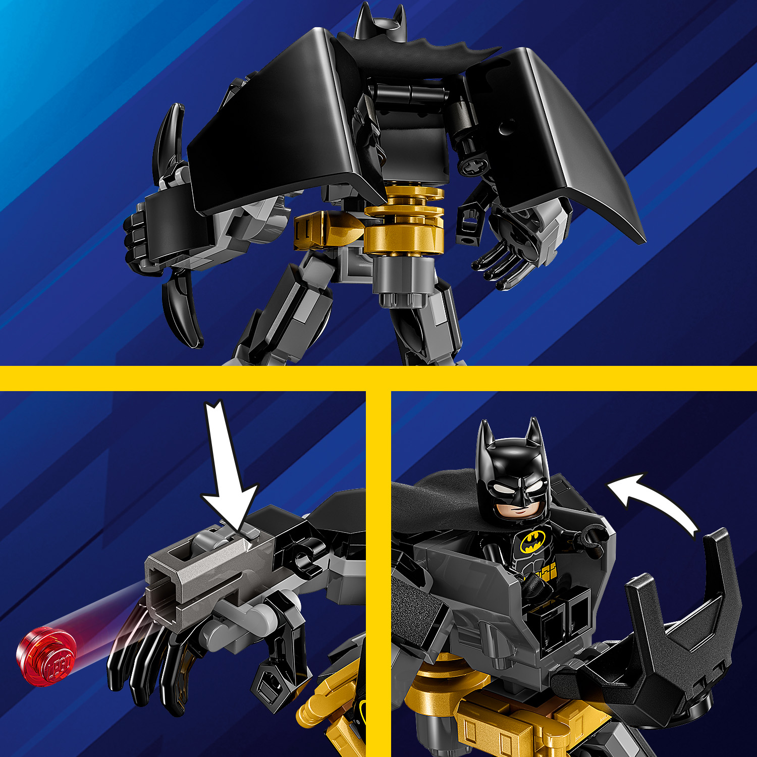 Конструктор LEGO Super Heroes DC Робоброня Бетмена 140 деталей (76270) - фото 12