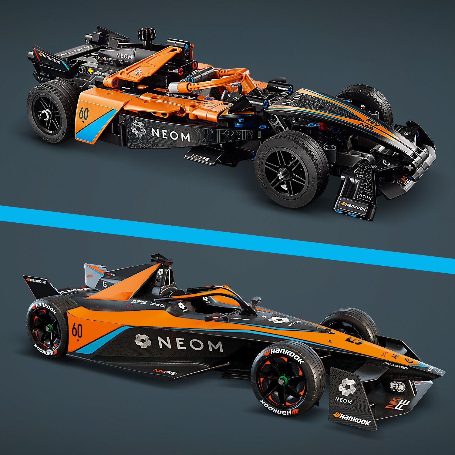 Конструктор LEGO Technic Автомобиль для гонки NEOM McLaren Formula E 452 детали (42169) - фото 8
