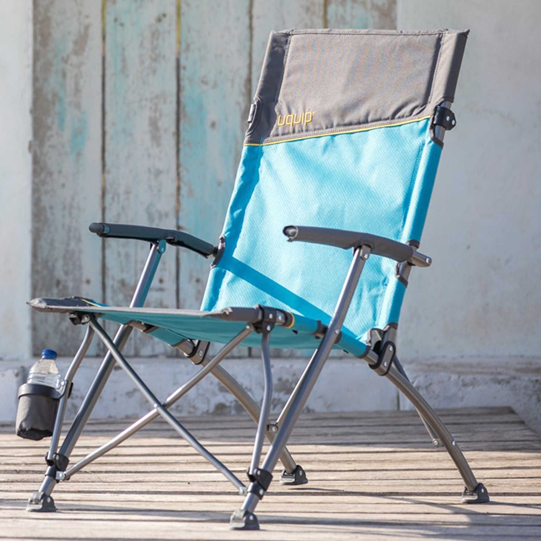 Крісло розкладне Uquip Sidney блакитне з сірим (244003) - фото 12