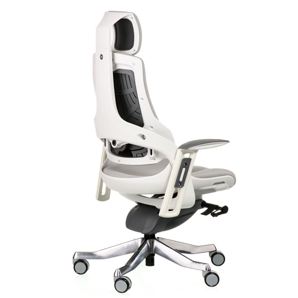 Офісне крісло Special4you Wau Snowy Fabric біле з сірим (E6163) - фото 5