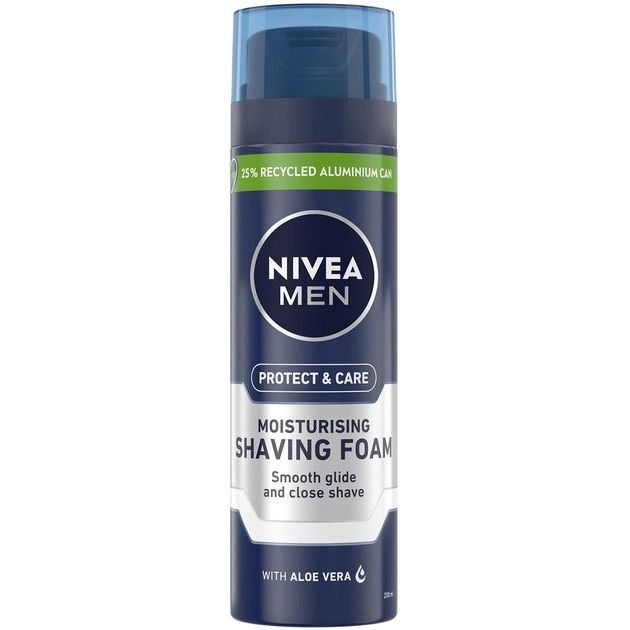 Увлажняющая пена для бритья Nivea Men Защита и уход, 200 мл - фото 1