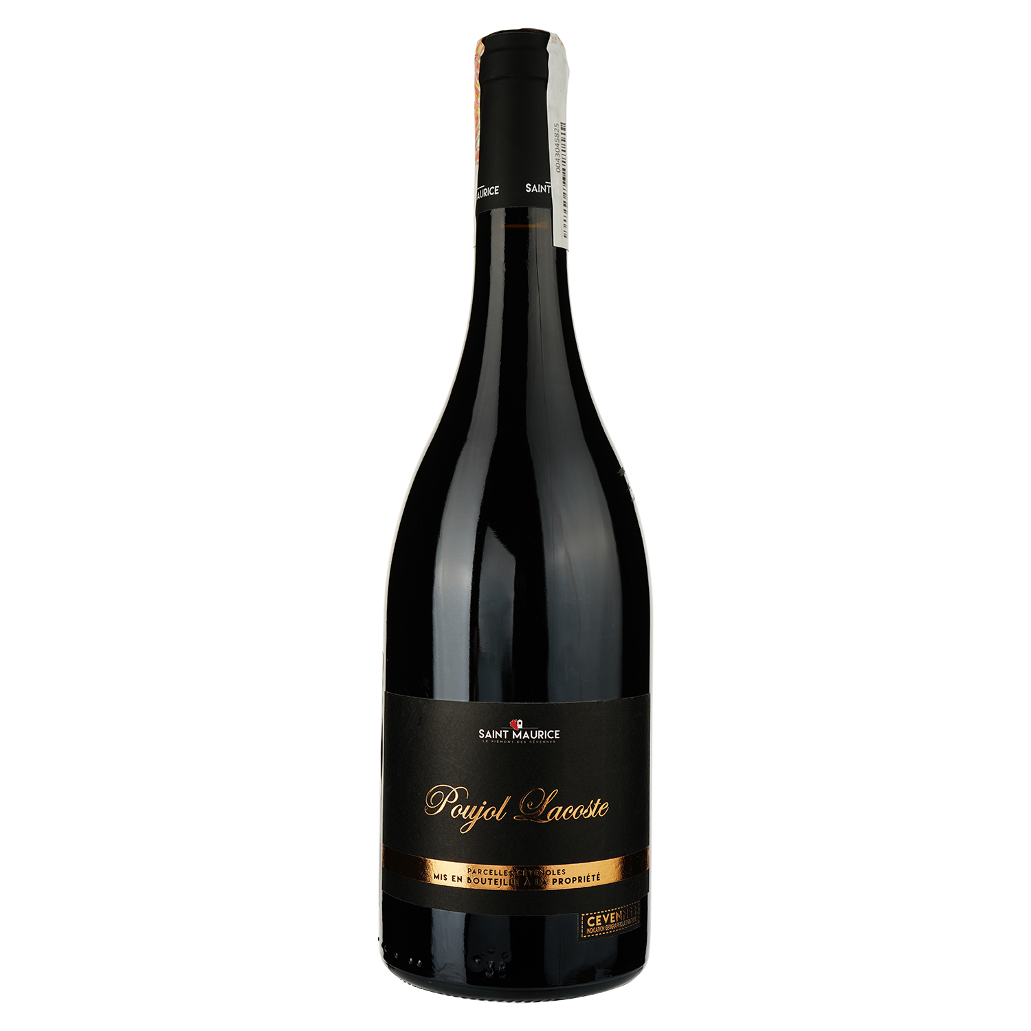 Вино Saint Maurice Poujol Lacoste IGP Cevennes, красное, сухое, 0,75 л - фото 1