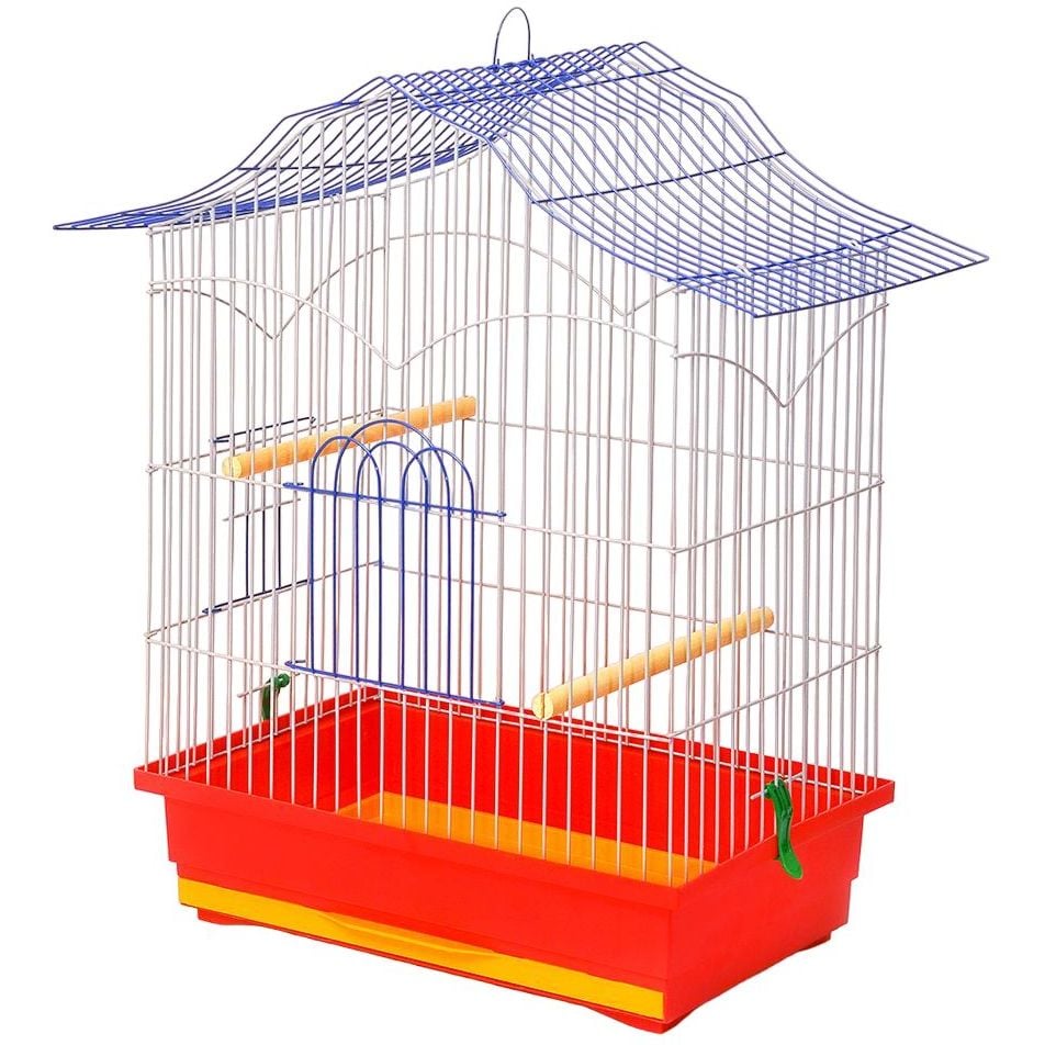 Клітка для птахів Лорі Корела, цинк, 47х30х62 см, в ассортименті - фото 1