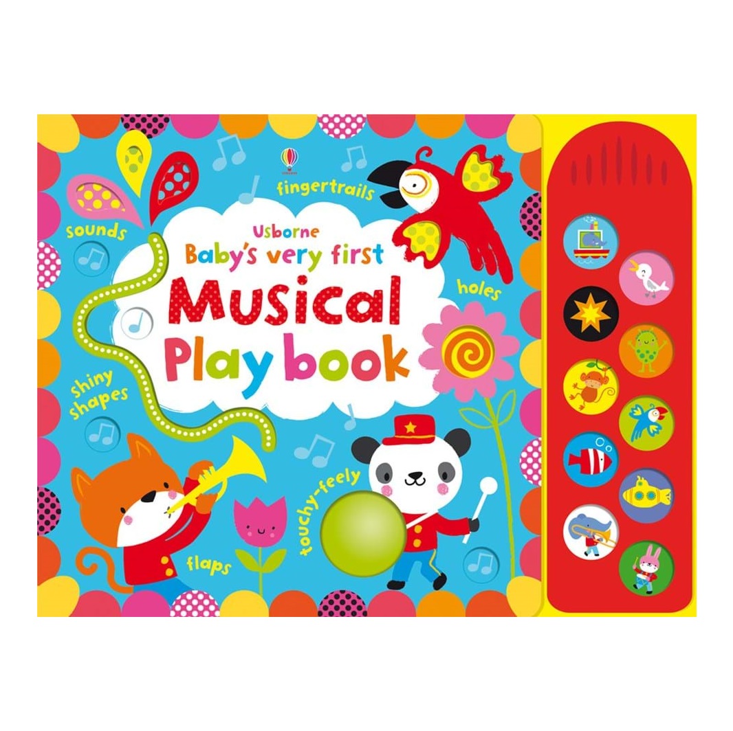 Музыкальная книжка Baby's Very First touchy-feely Musical Playbook - Fiona Watt, англ. язык (9781409581543) - фото 1