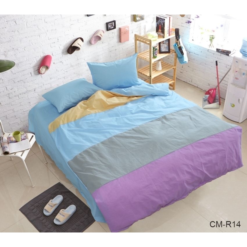 Комплект постельного белья TAG Tekstil 2-спальный Разноцветный 000163781 (CM-R14) - фото 1