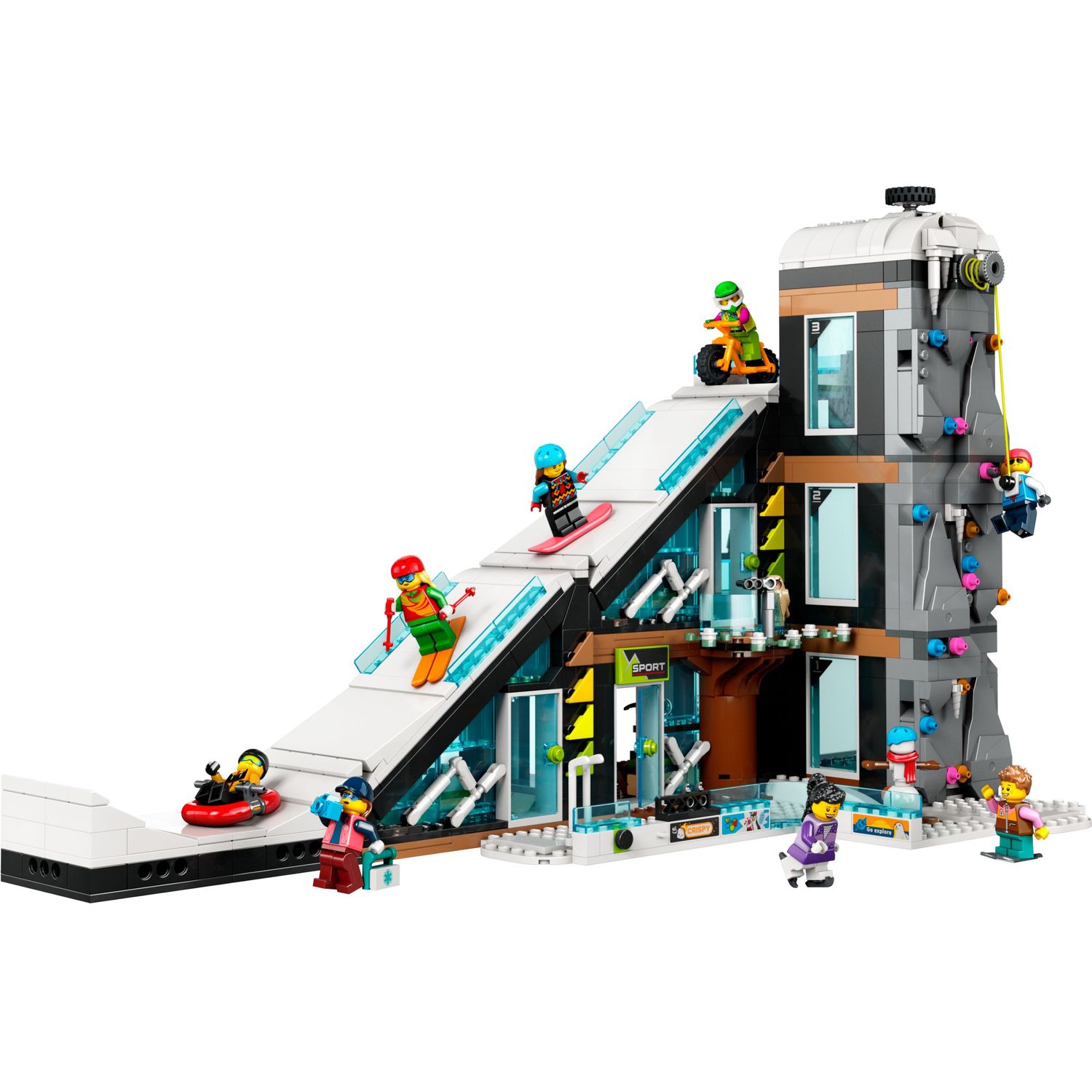 Конструктор LEGO City Гірськолижний і скелелазний центр, 1045 деталей (60366) - фото 4