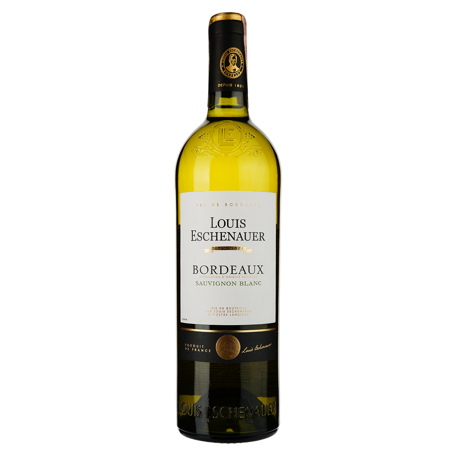 Вино Louis Eschenauer Bordeaux Blanc Sauvignon Blanc, белое, сухое, 12%, 0,75 л (1312410) - фото 1