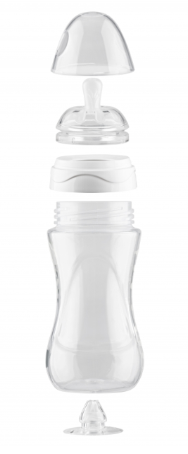 Бутылочка для кормления Nuvita Mimic Cool, антиколиковая, 250 мл, зеленый (NV6032GREEN) - фото 2