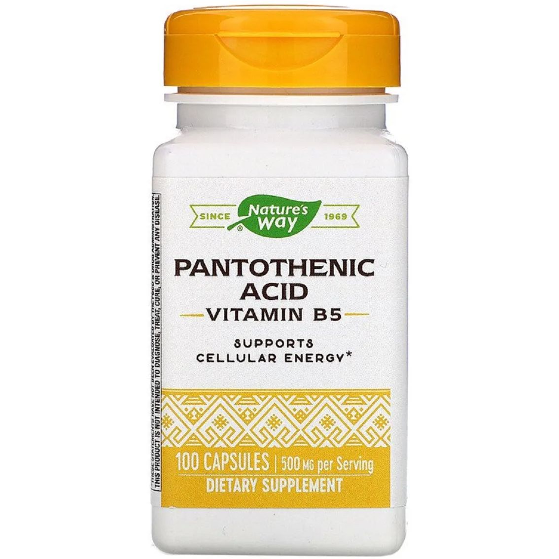 Пантотенова кислота Nature's Way Pantothenic Acid 250 мг 100 капсул - фото 1