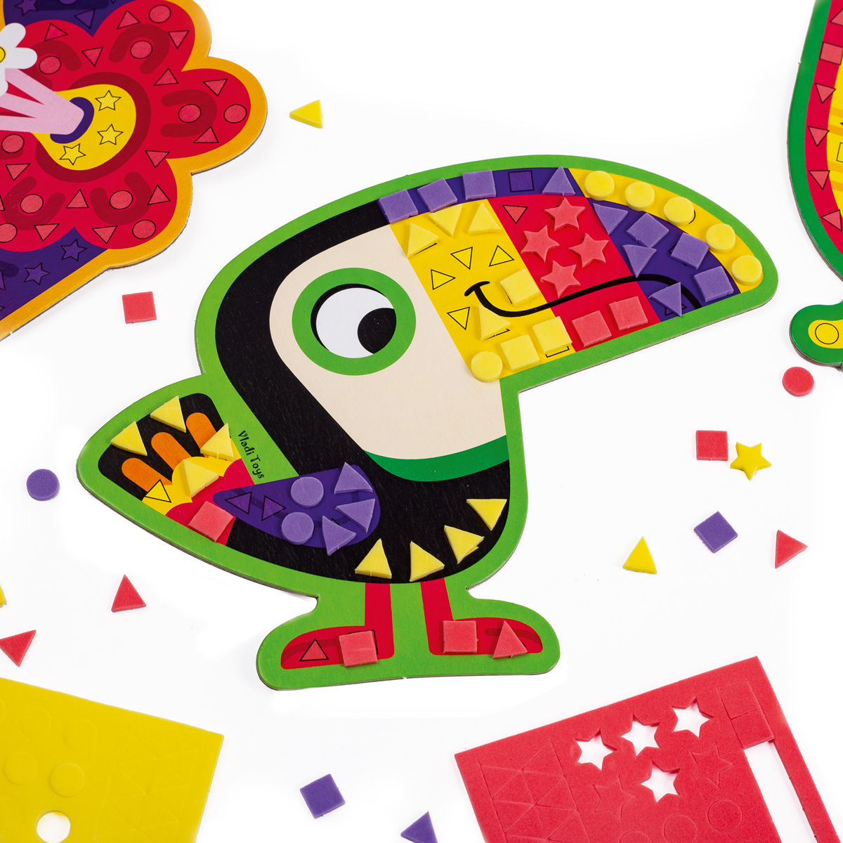 Набір для творчості Vladi Toys Птахи м'яка мозаїка (VT4511-09) - фото 4