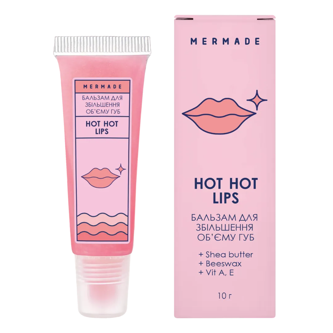 Бальзам для увеличения губ Mermade Hot Hot Lips, 10 мл - фото 1