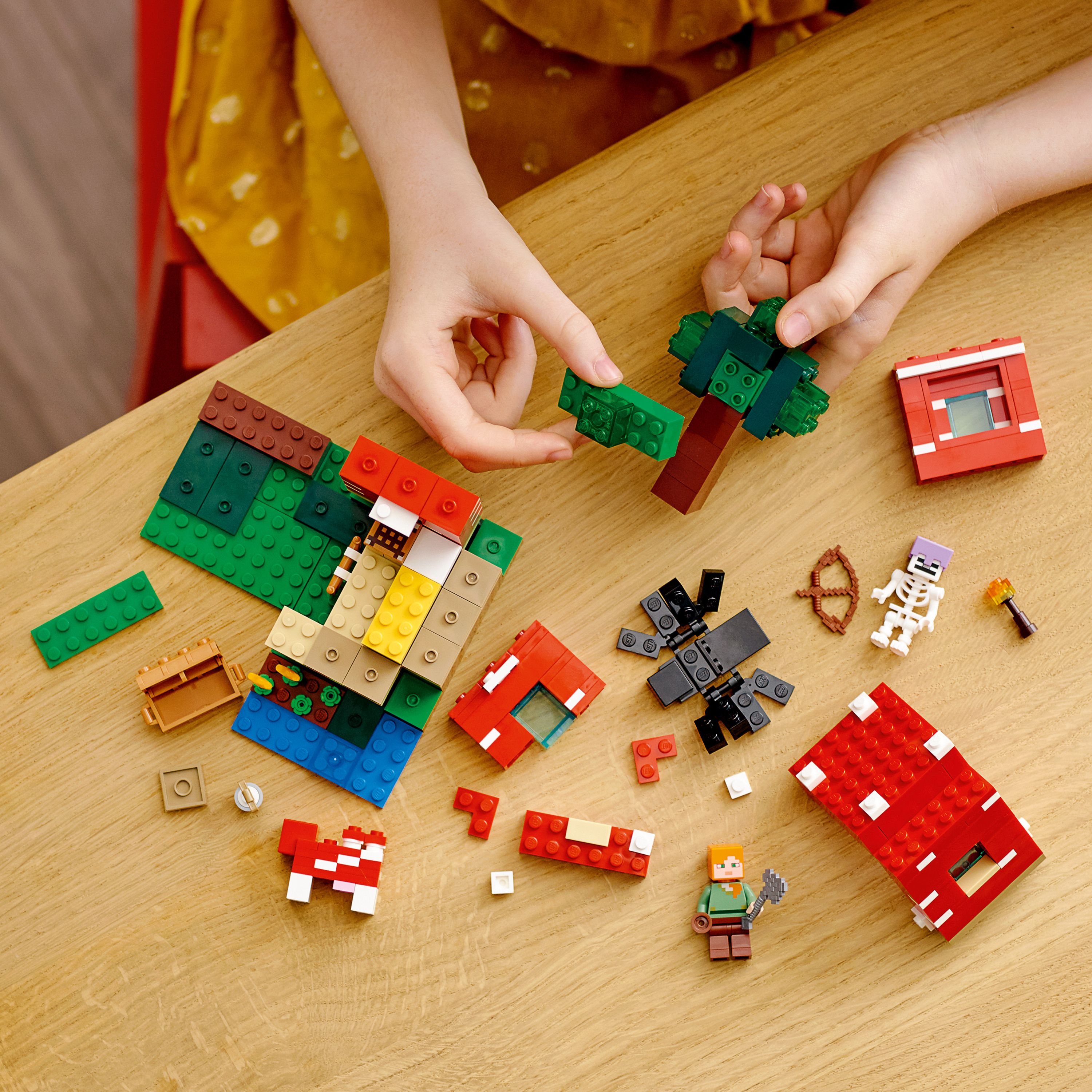 Конструктор LEGO Minecraft Грибний будинок, 272 деталей (21179) - фото 3