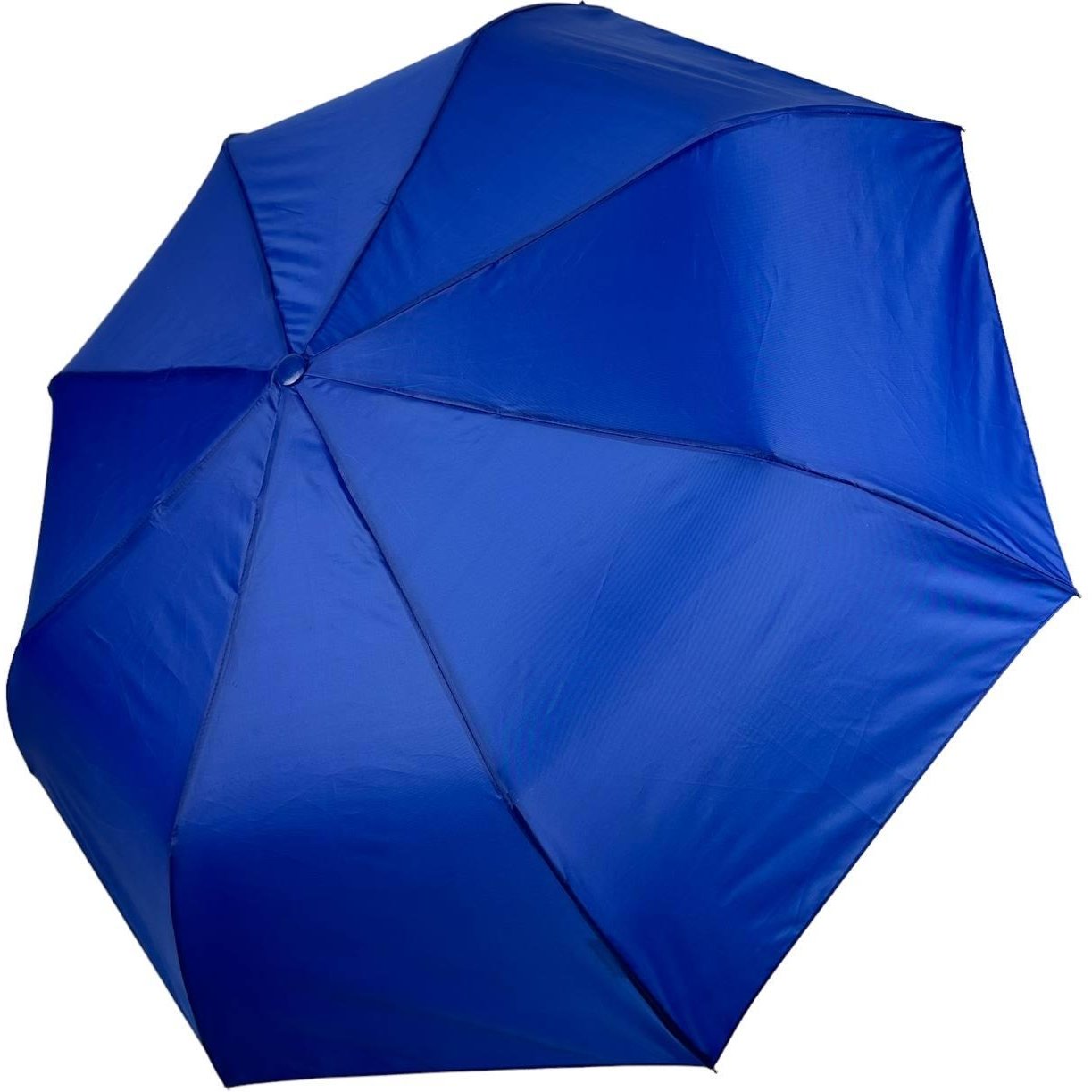 Жіноча складана парасолька напівавтомат Toprain 98 см синя - фото 1