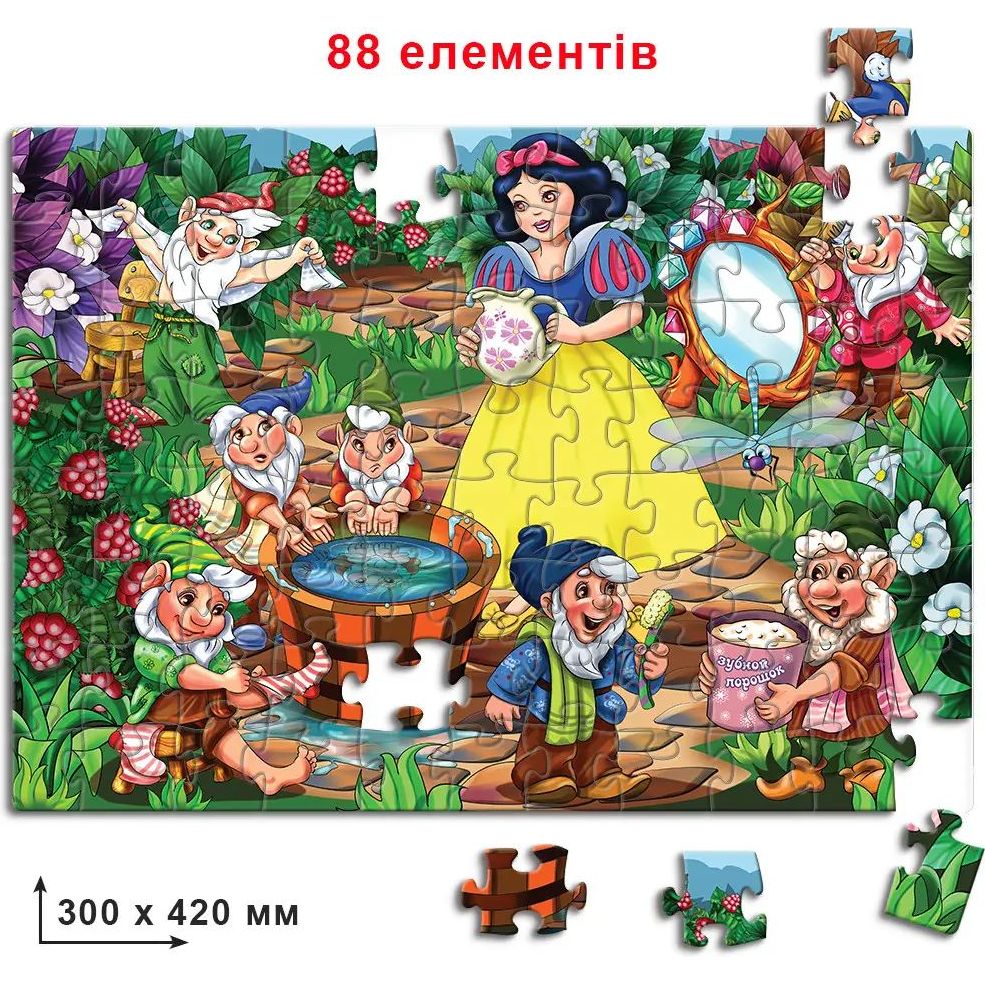 Пазл Київська фабрика іграшок Білосніжка 88 елементів - фото 3