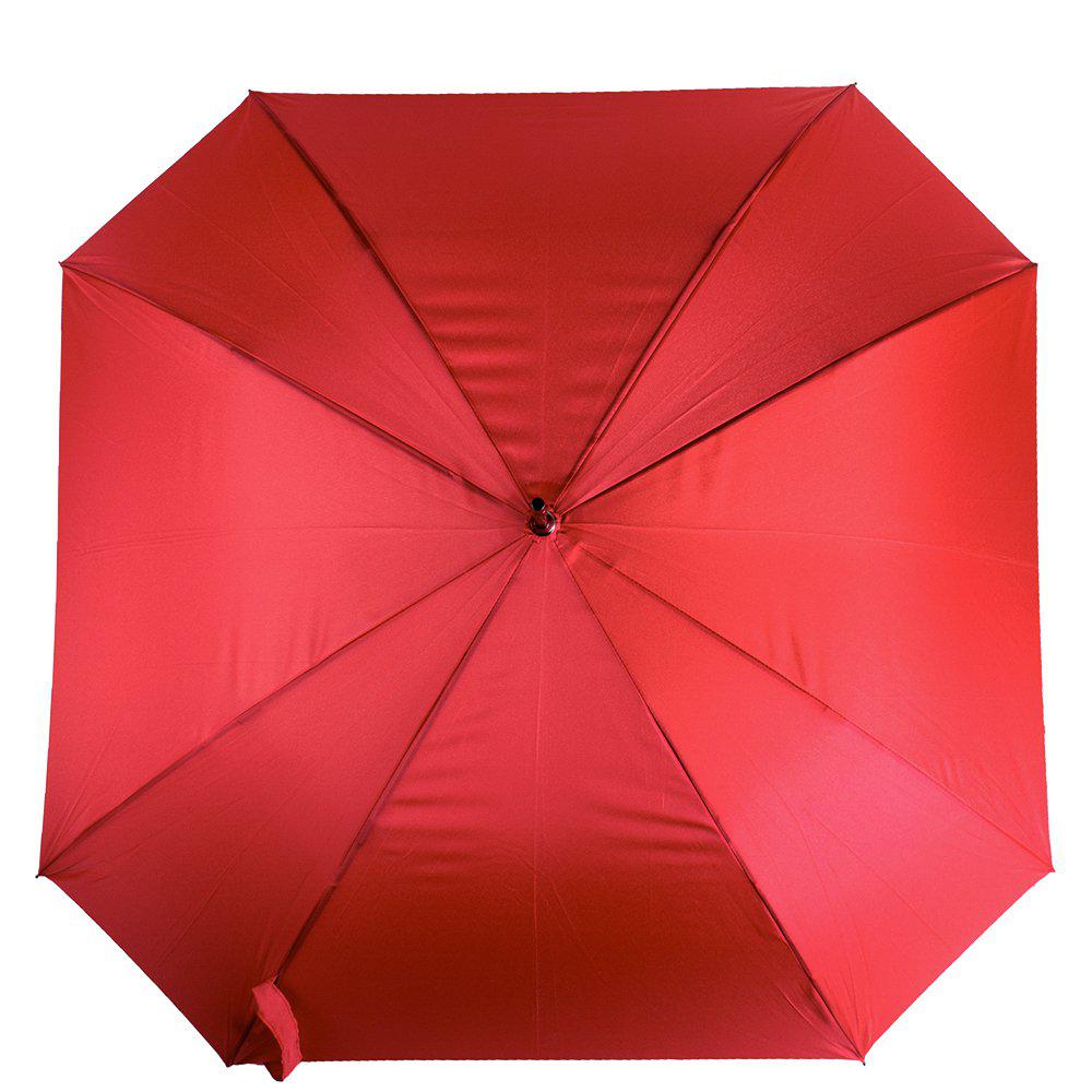 Жіноча парасолька-палиця напівавтомат Fare 106 см червона - фото 2