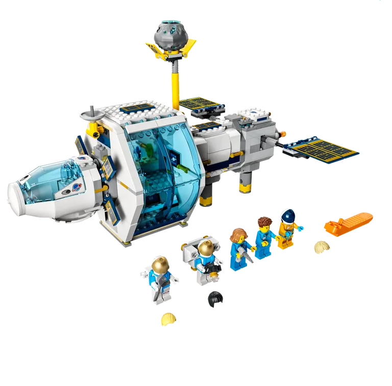 Конструктор LEGO City Лунная космическая станция, 500 деталей (60349) - фото 4