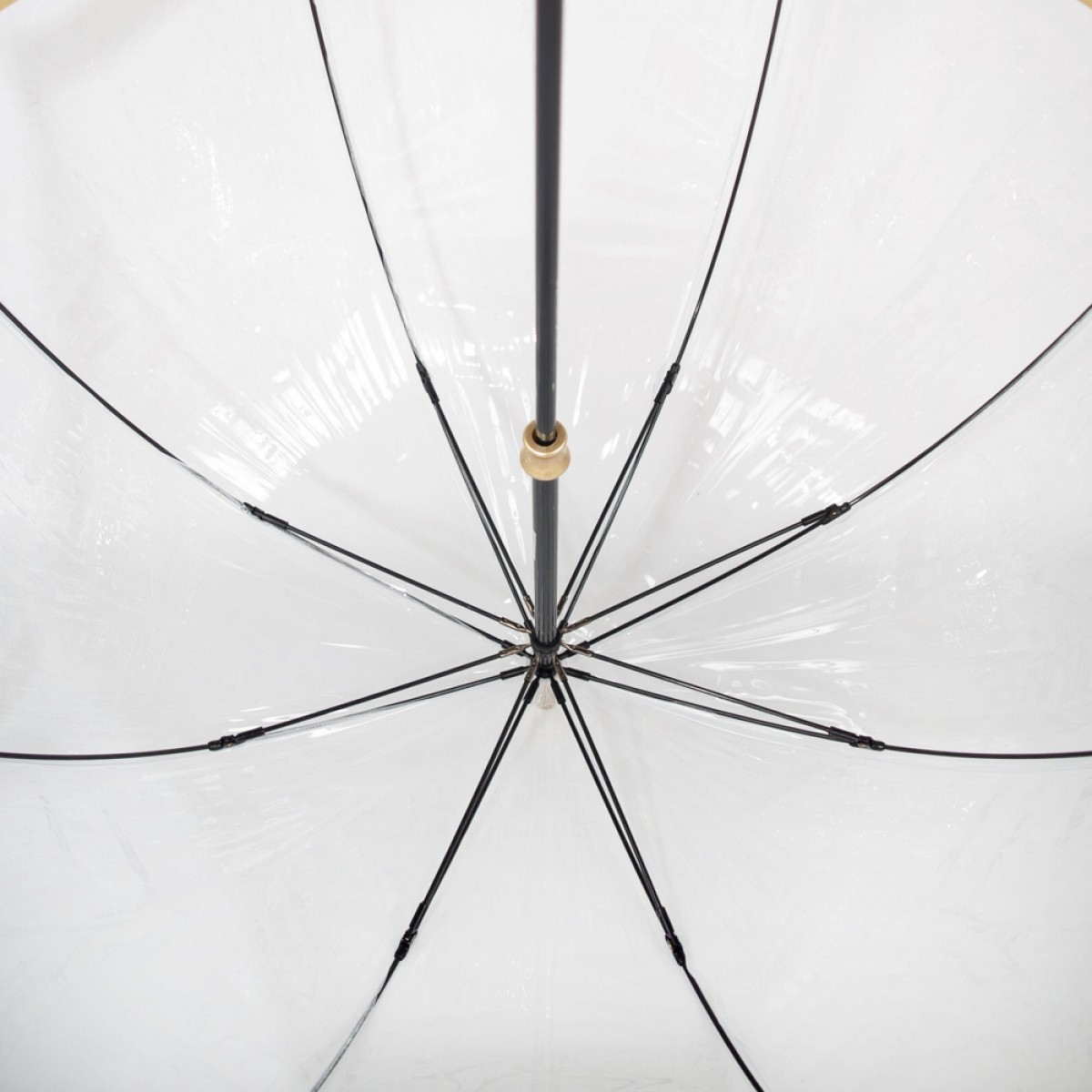 Жіноча парасолька-палиця механічна Fulton 94 см золота - фото 6