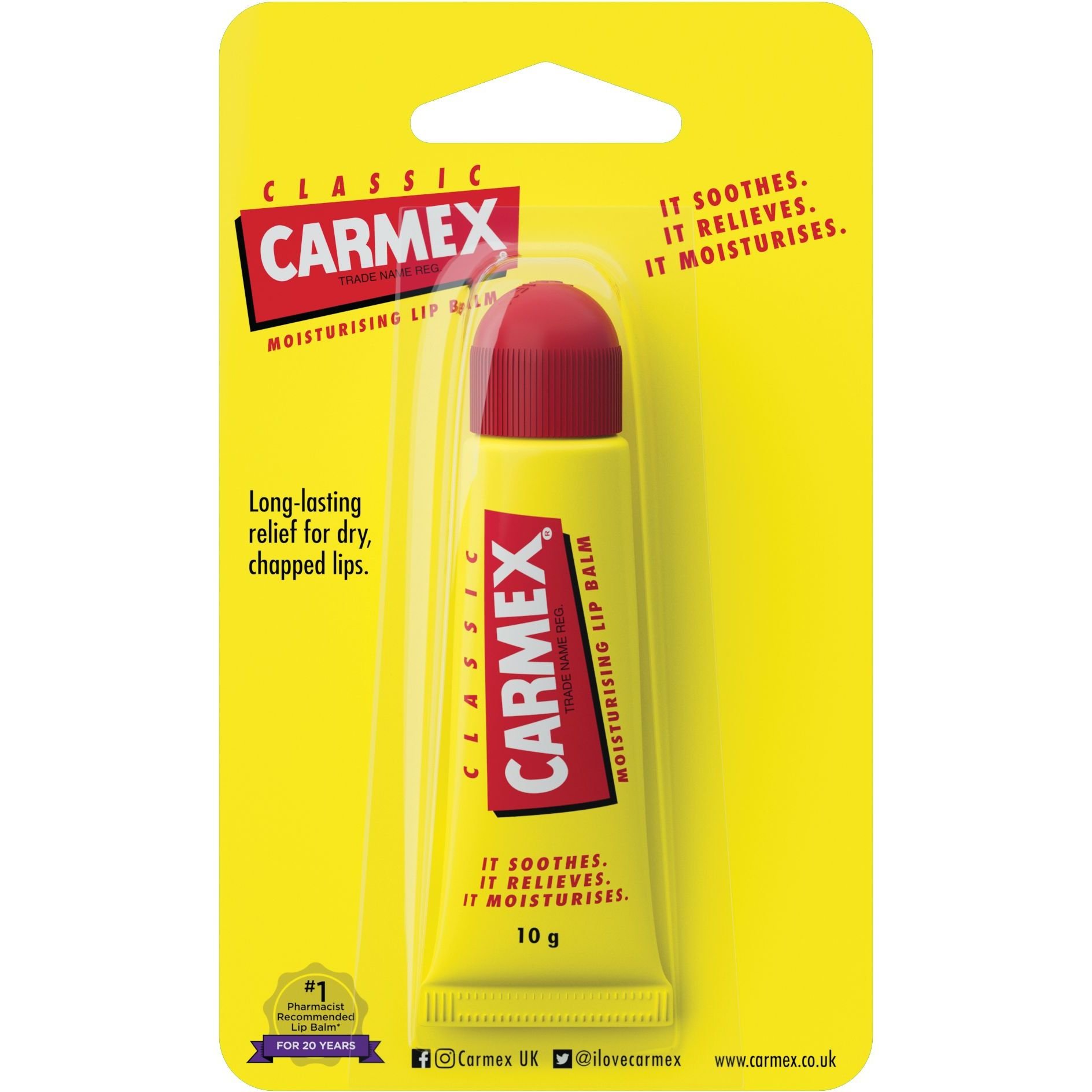 Бальзам для губ Carmex Классический 10 г - фото 1