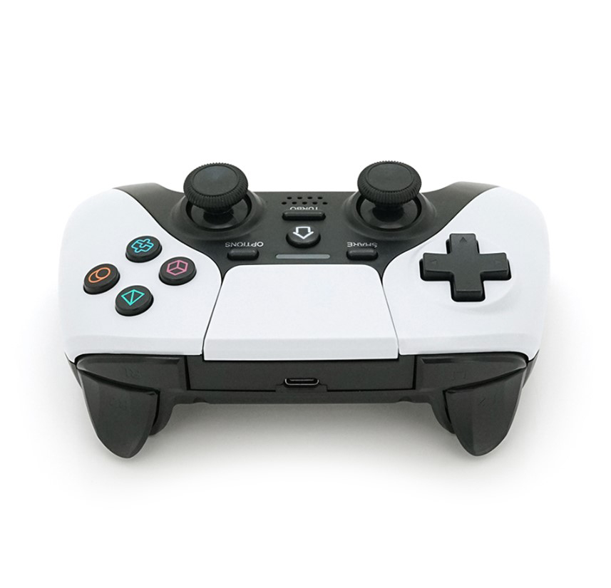 Геймпад джойстик Doubleshock PS02 Wireless PS4 Double Motor Vibration DualShock 4 White - фото 3